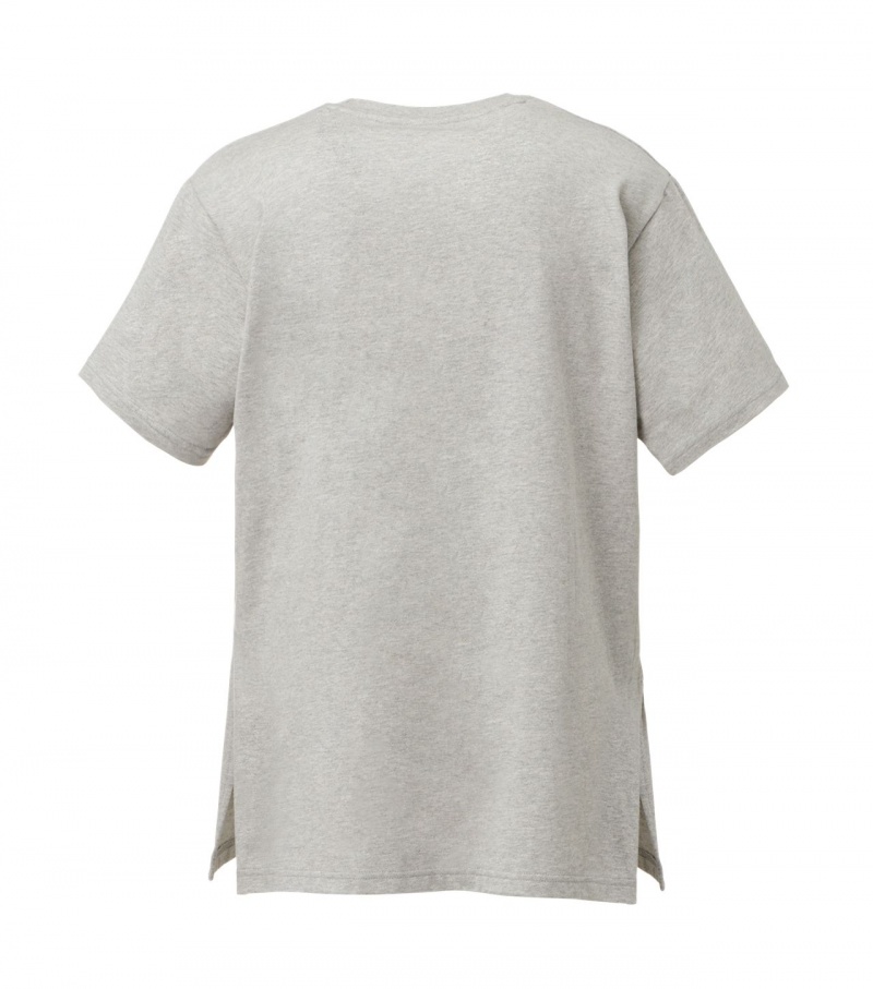 Men's Onitsuka Tiger T Shirts Grey | 36974-GRMP