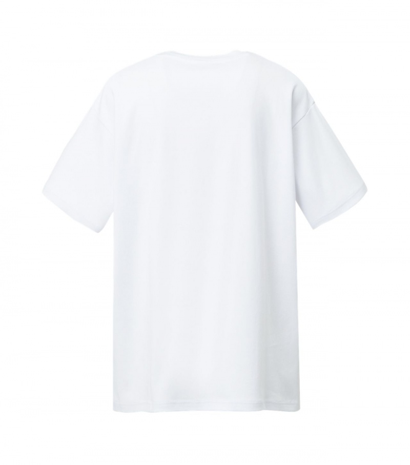 Men's Onitsuka Tiger T Shirts White | 04175-DSON