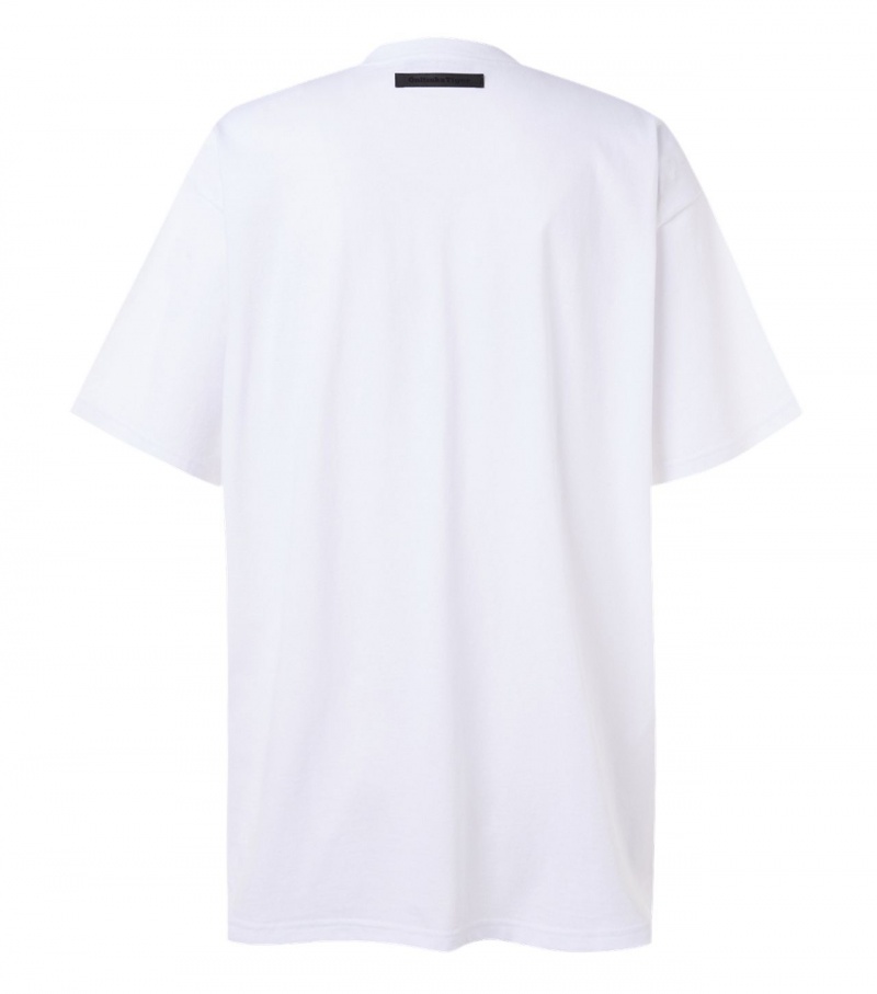 Men's Onitsuka Tiger T Shirts White | 06387-JFYI