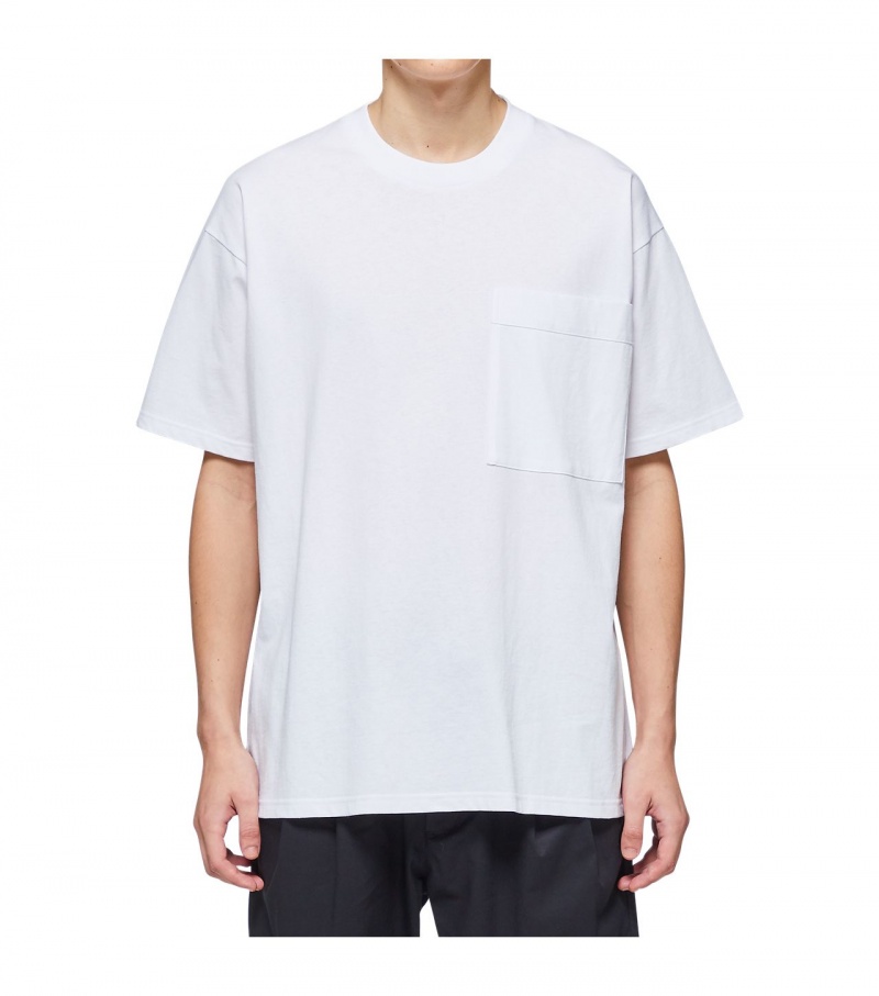 Men's Onitsuka Tiger T Shirts White | 06387-JFYI