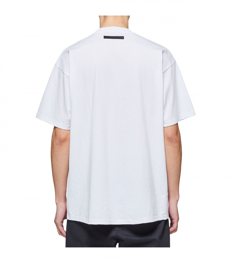 Men's Onitsuka Tiger T Shirts White | 06387-JFYI