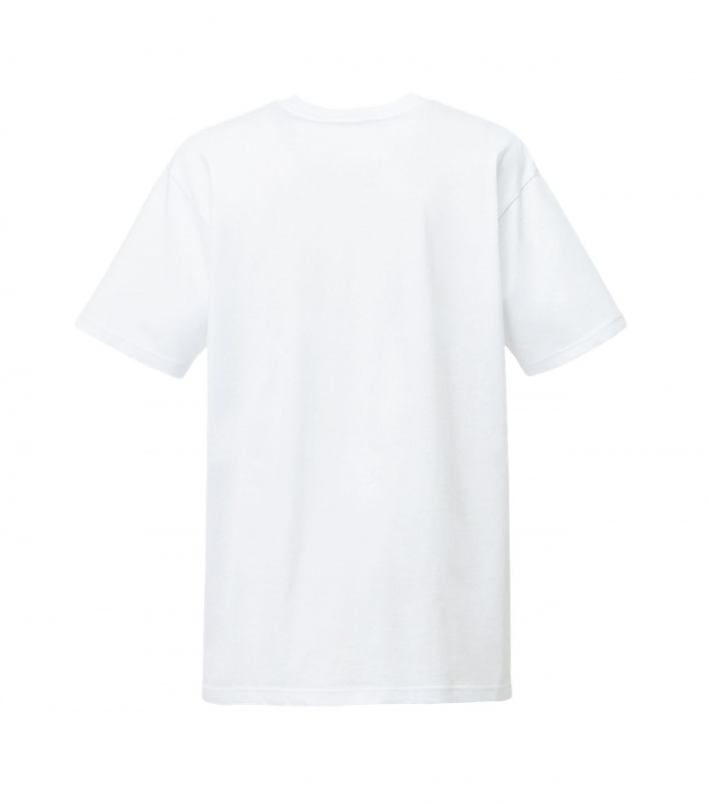 Men's Onitsuka Tiger T Shirts White | 40875-ICFQ