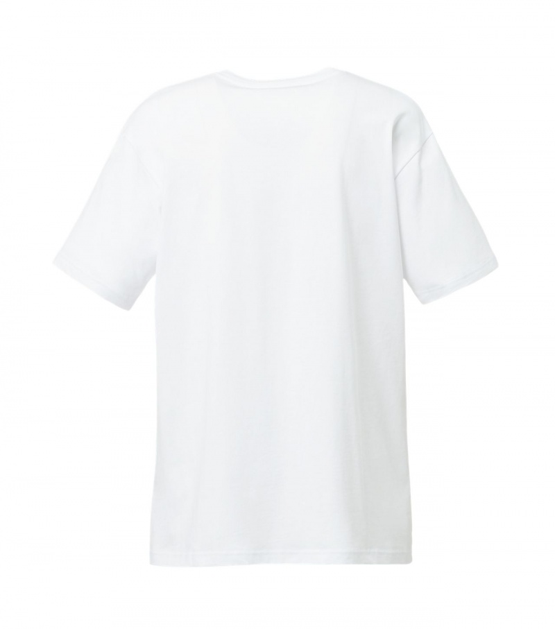 Men's Onitsuka Tiger T Shirts White | 42307-LQSR