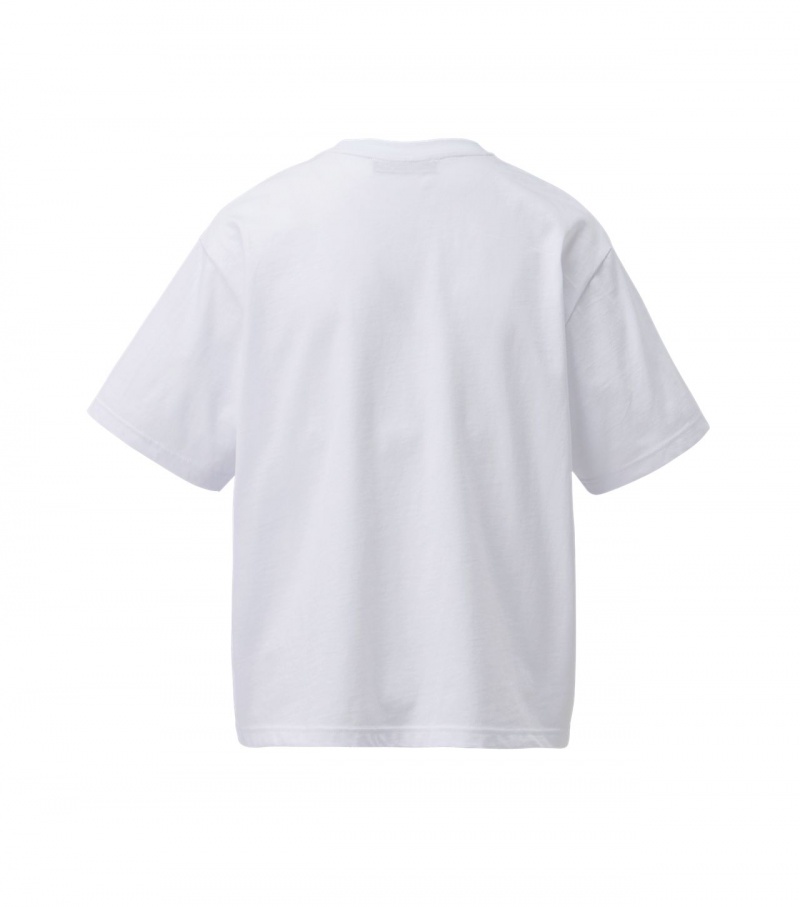 Men's Onitsuka Tiger T Shirts White | 71536-UMCY