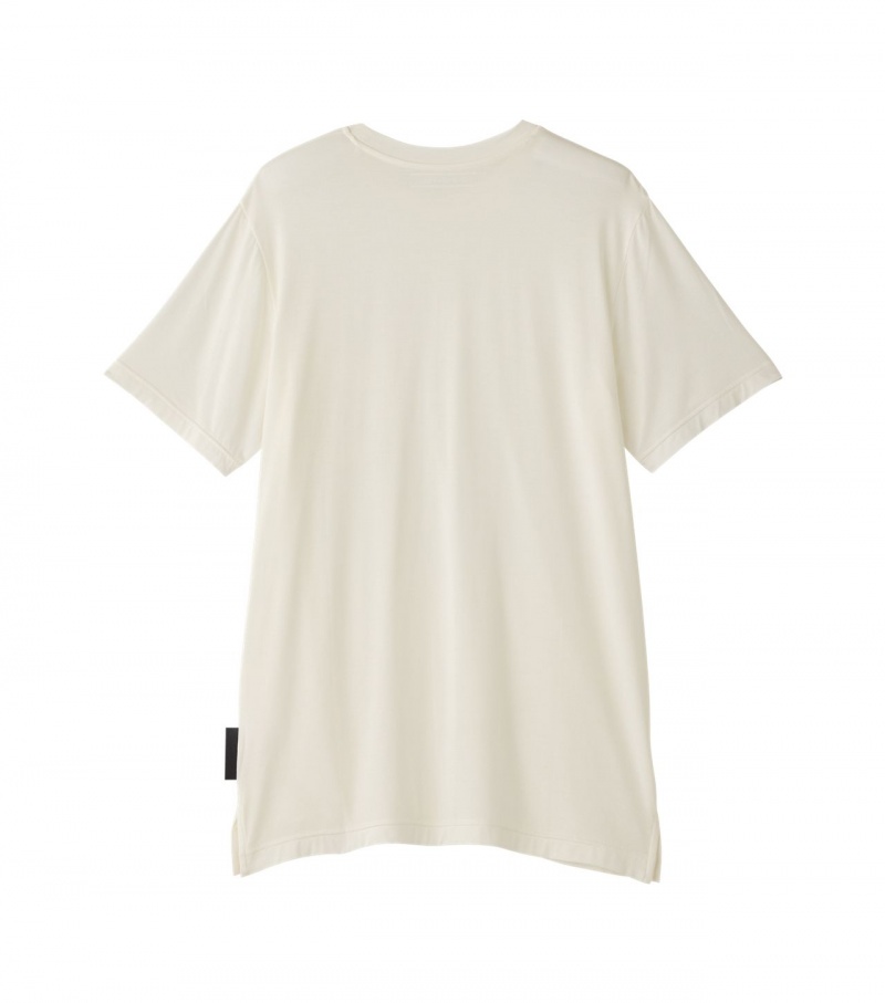 Men's Onitsuka Tiger T Shirts White | 85321-MLXQ