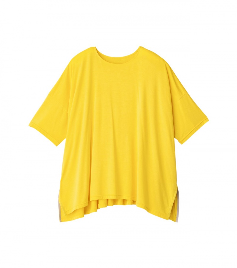 Men\'s Onitsuka Tiger T Shirts Yellow | 54718-TUFQ