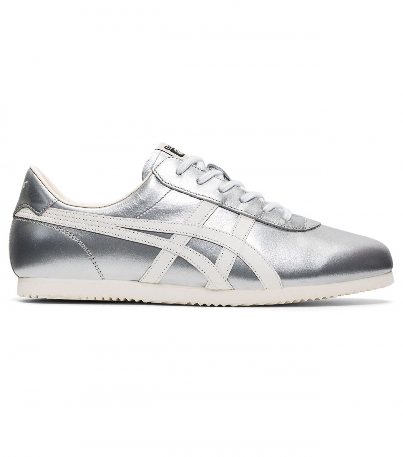 Men\'s Onitsuka Tiger Tai-Chi Nm Sneakers Silver / White | 18527-AKUV