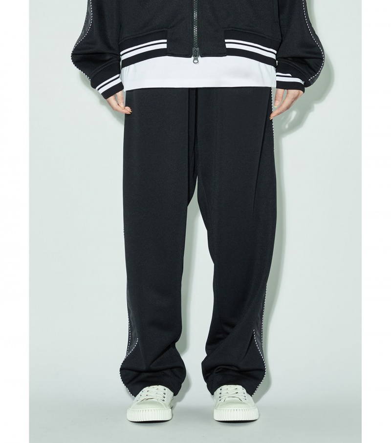 Men's Onitsuka Tiger Track Pants Black | 15092-TQBV