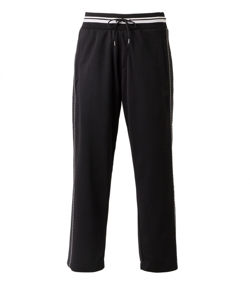 Men\'s Onitsuka Tiger Track Pants Black | 15092-TQBV