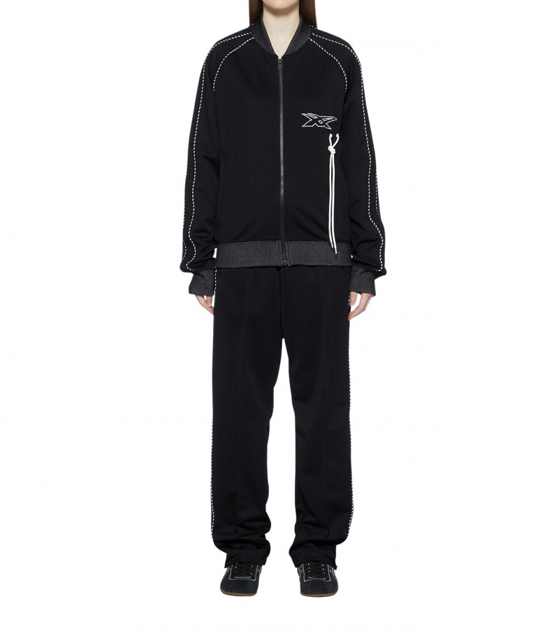 Men's Onitsuka Tiger Track Pants Black | 84576-KVIP