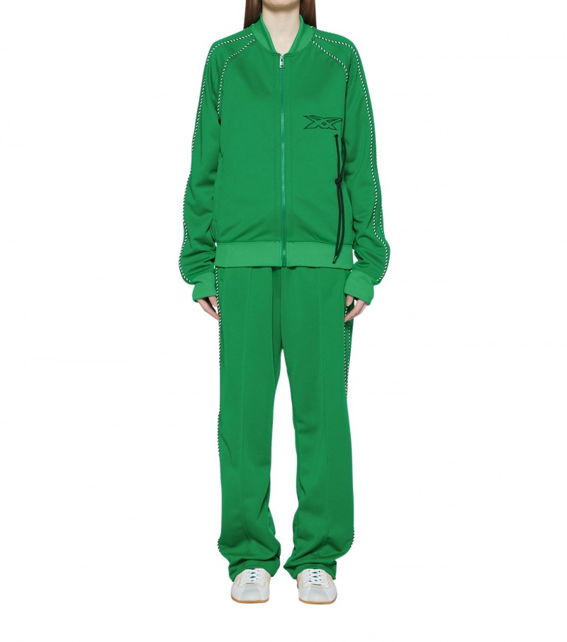 Men's Onitsuka Tiger Track Pants Green | 93261-DFGN