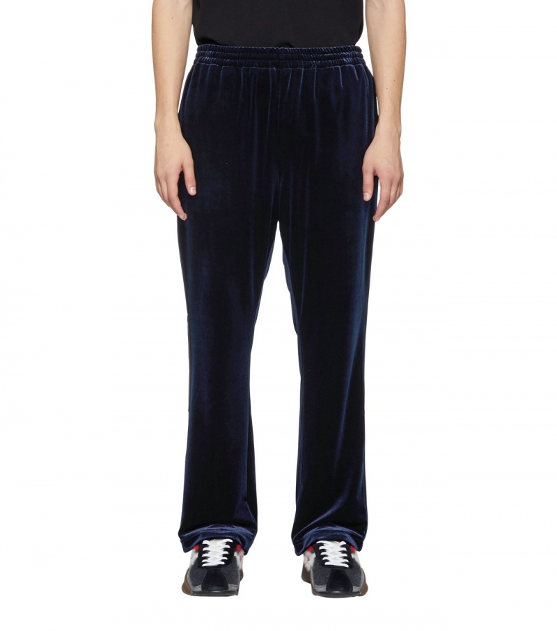 Men's Onitsuka Tiger Track Pants Navy | 59231-TNOI