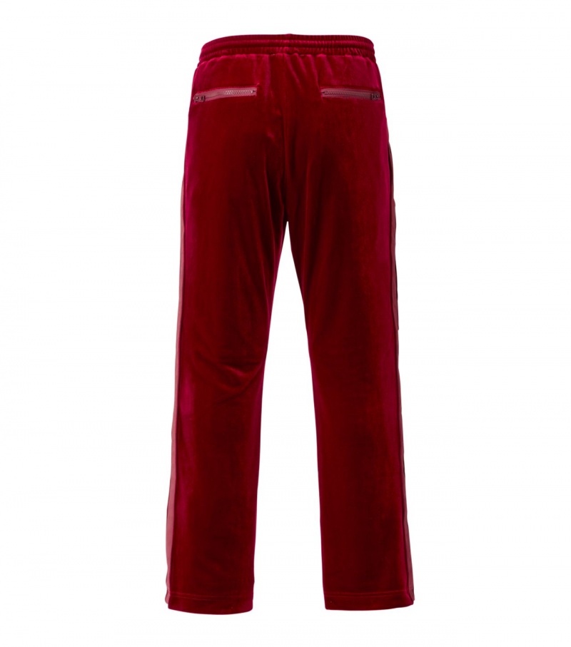 Men's Onitsuka Tiger Track Pants Red | 70243-TQMK