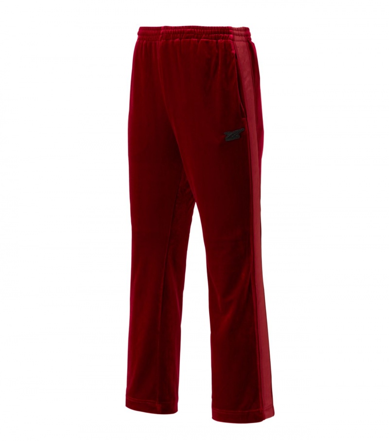 Men's Onitsuka Tiger Track Pants Red | 70243-TQMK