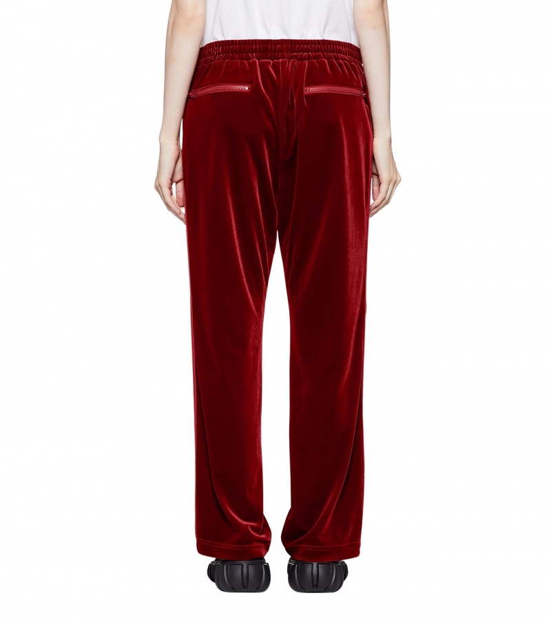 Men's Onitsuka Tiger Track Pants Red | 70243-TQMK