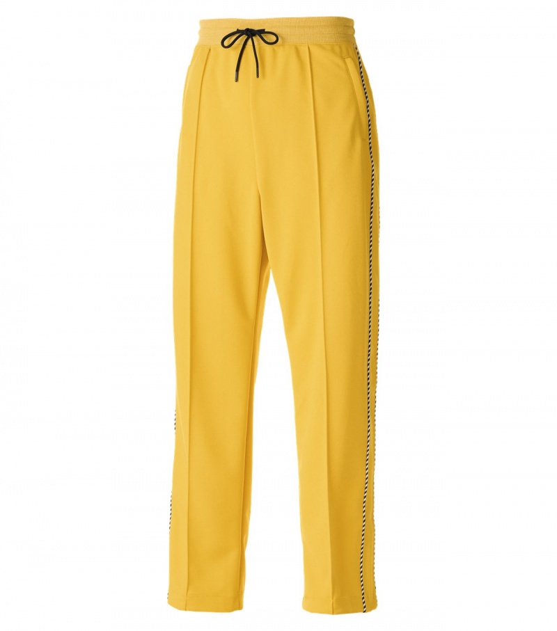 Men's Onitsuka Tiger Track Pants Yellow | 07564-ZXBP