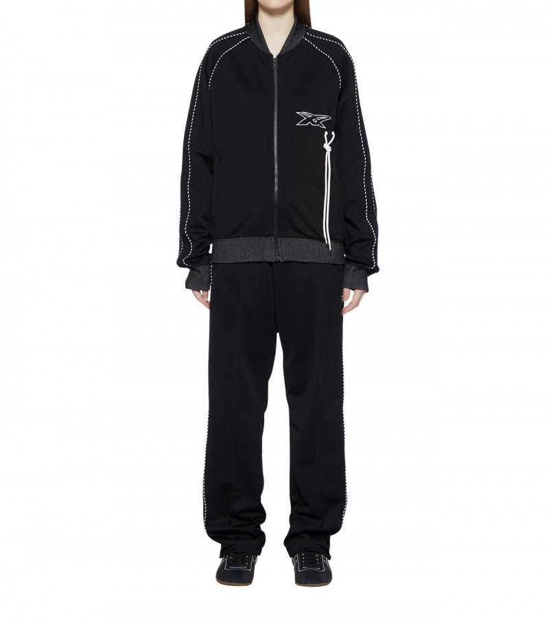 Men's Onitsuka Tiger Track Tops Black | 72069-ODJN