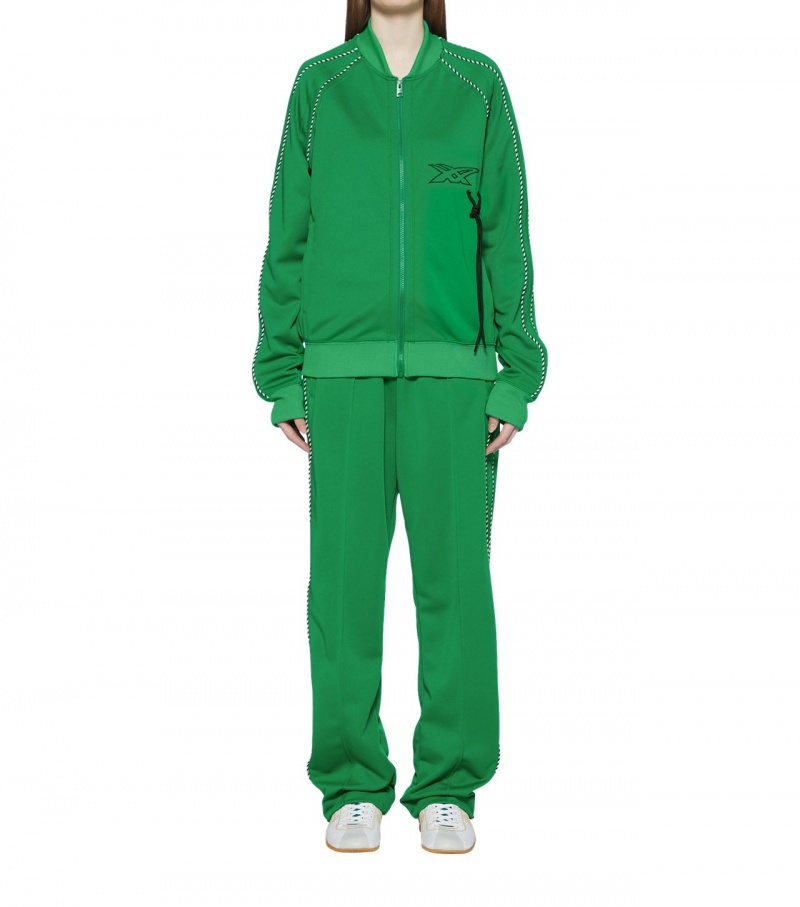 Men's Onitsuka Tiger Track Tops Green | 52836-XUEA