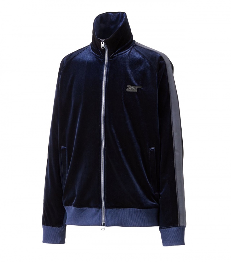 Men's Onitsuka Tiger Track Tops Navy | 64732-PFYK