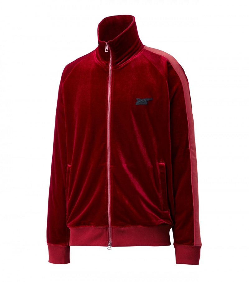 Men's Onitsuka Tiger Track Tops Red | 07528-QWEY