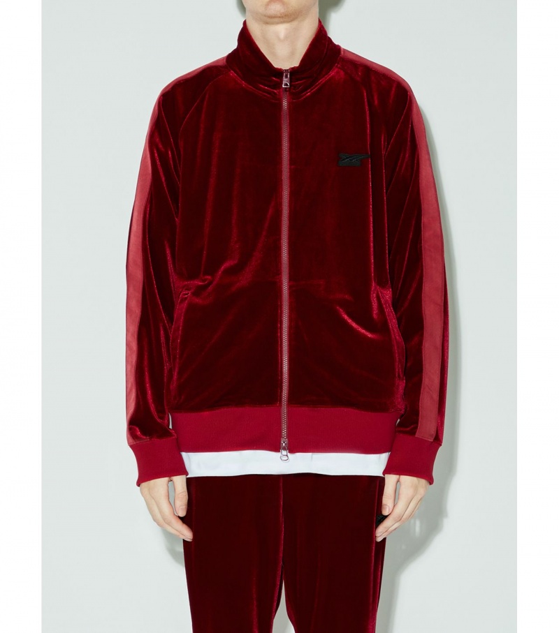 Men's Onitsuka Tiger Track Tops Red | 07528-QWEY