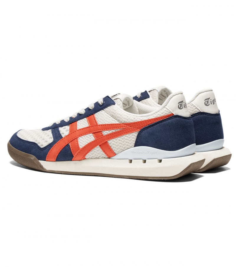 Men's Onitsuka Tiger Ultimate 81 Ex Sneakers Cream / Pink | 10258-RXSH