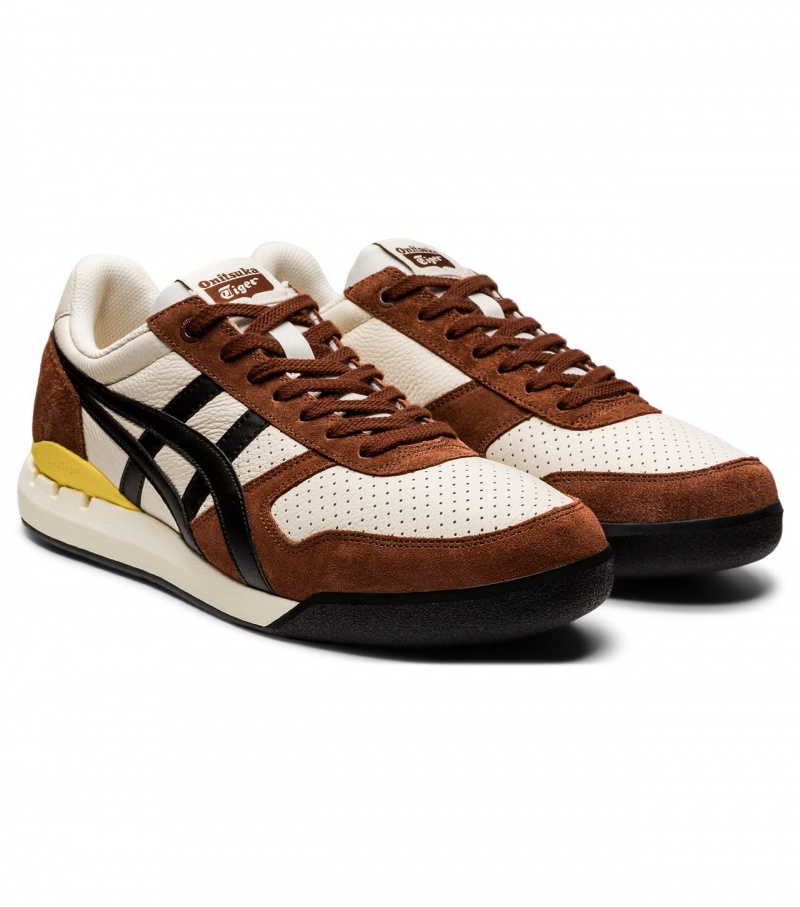 Men's Onitsuka Tiger Ultimate 81 Ex Sneakers Black | 20687-BVZG