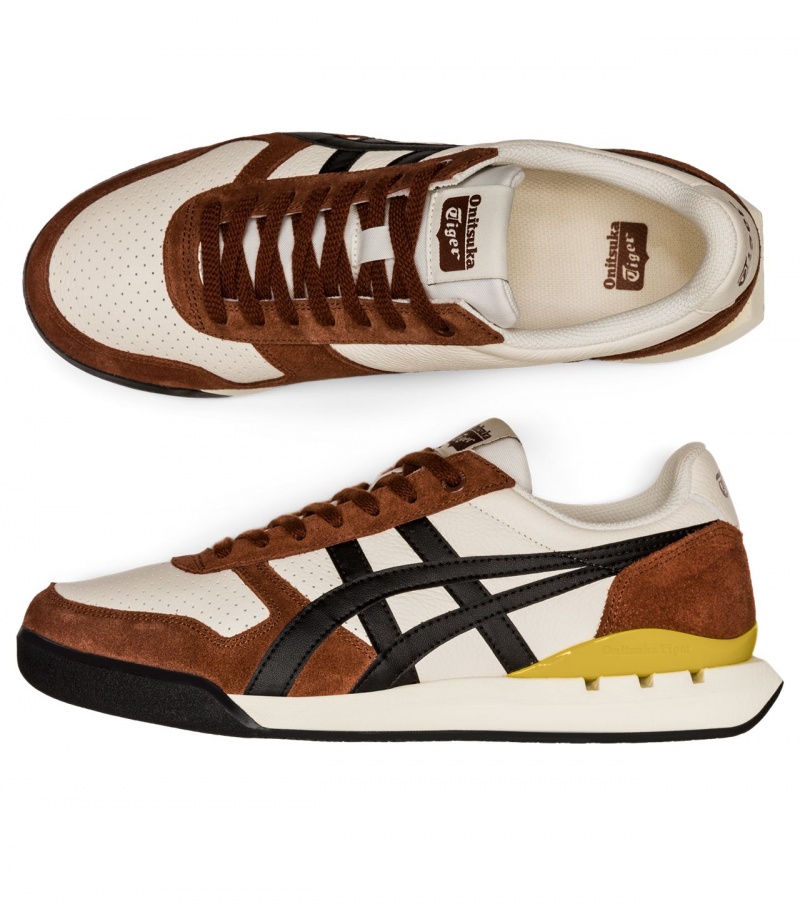 Men's Onitsuka Tiger Ultimate 81 Ex Sneakers Black | 20687-BVZG