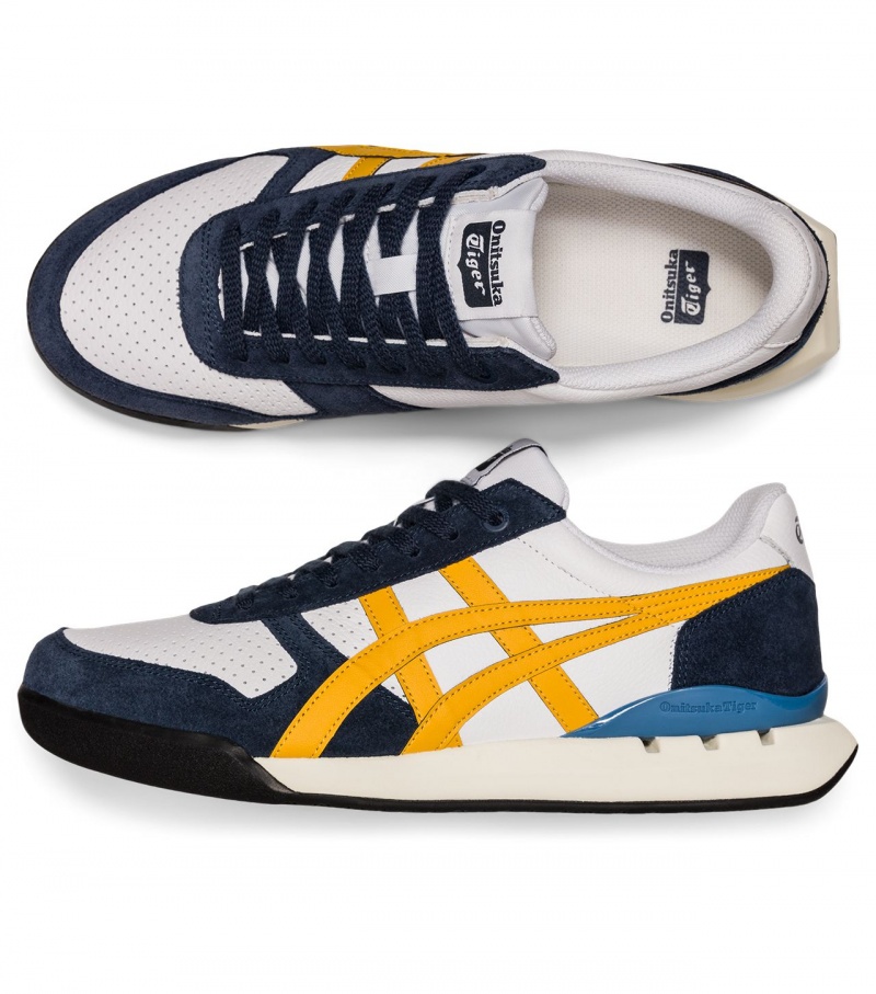 Men's Onitsuka Tiger Ultimate 81 Ex Sneakers White | 20567-GIWC