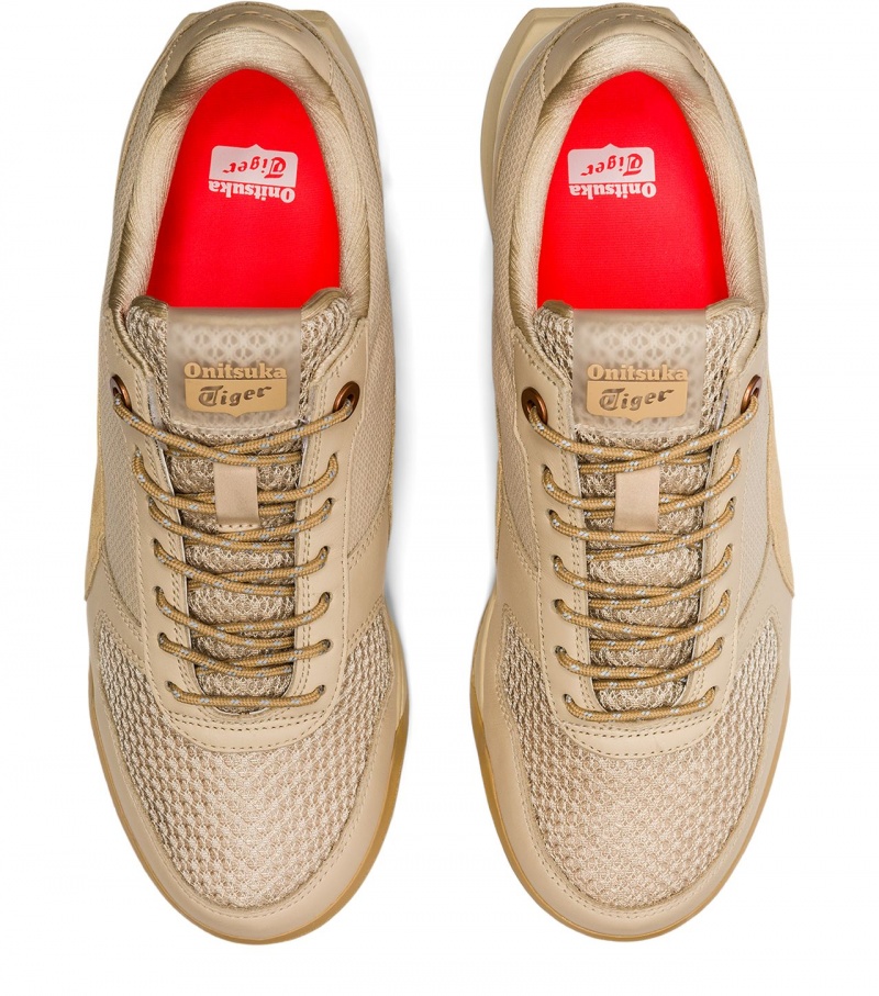 Men's Onitsuka Tiger Ultimate 81 Mp Sneakers Beige | 24506-ALVR