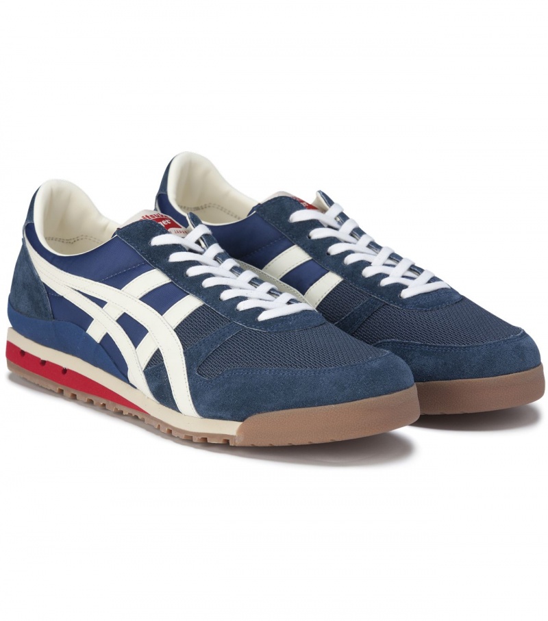 Men's Onitsuka Tiger Ultimate 81 Nm Sneakers Navy | 81209-RPYV