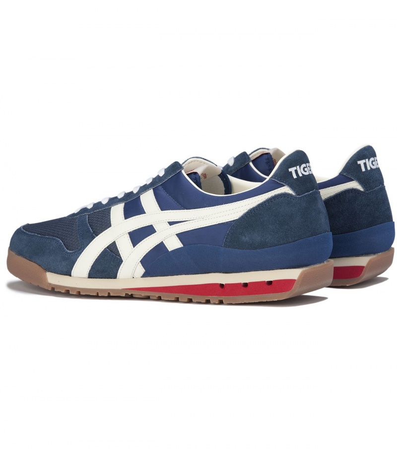 Men's Onitsuka Tiger Ultimate 81 Nm Sneakers Navy | 81209-RPYV