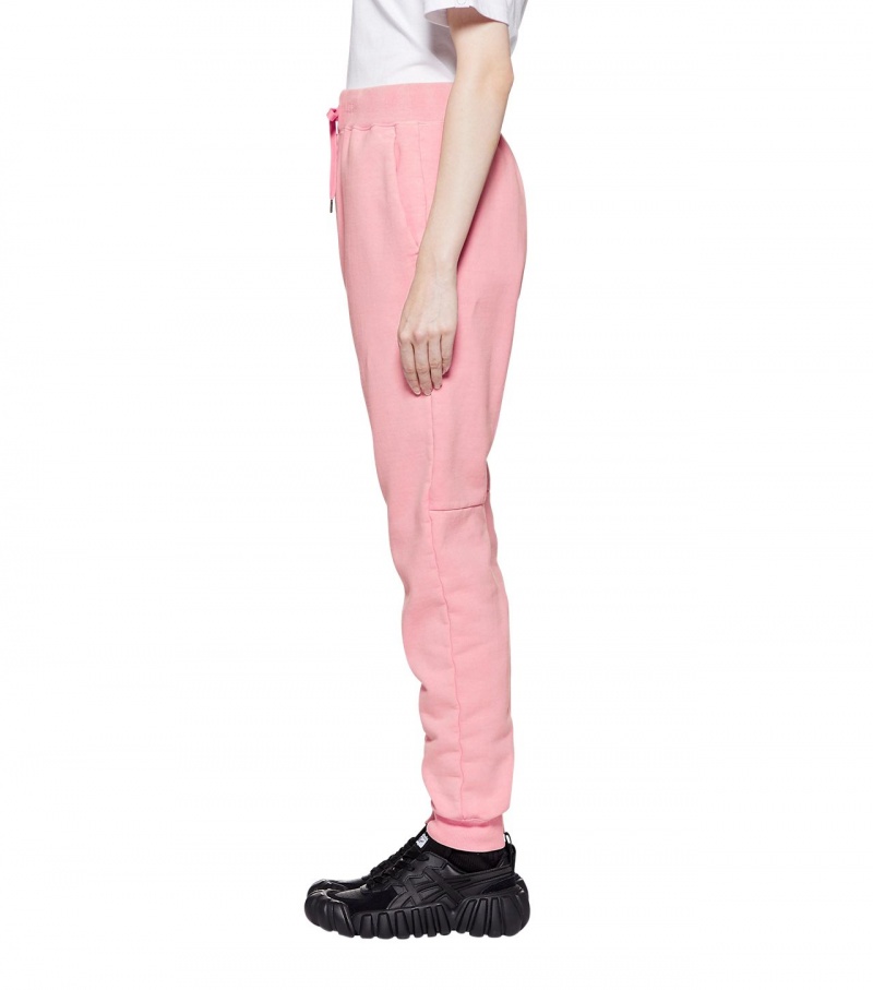 Men's Onitsuka Tiger Washed Pants Pink | 75986-PRJG