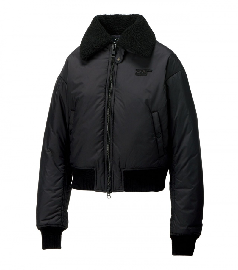 Men's Onitsuka Tiger Ws Blouson Jackets Black | 36497-TQZW