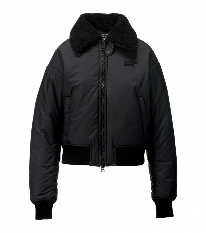 Men\'s Onitsuka Tiger Ws Blouson Jackets Black | 36497-TQZW