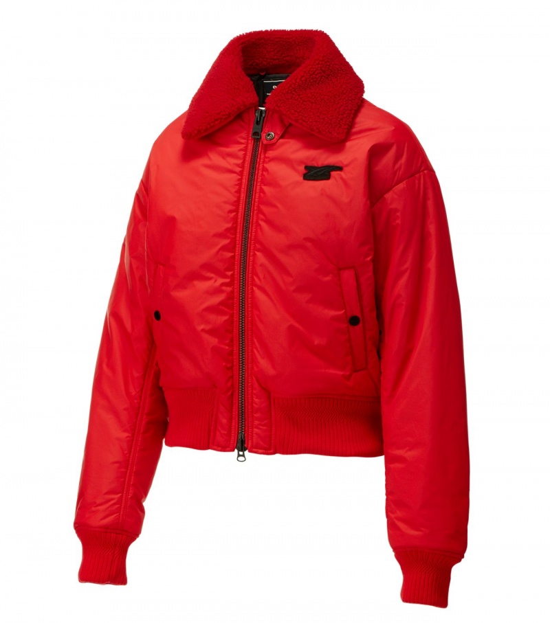 Men's Onitsuka Tiger Ws Blouson Jackets Red | 41785-YZHA