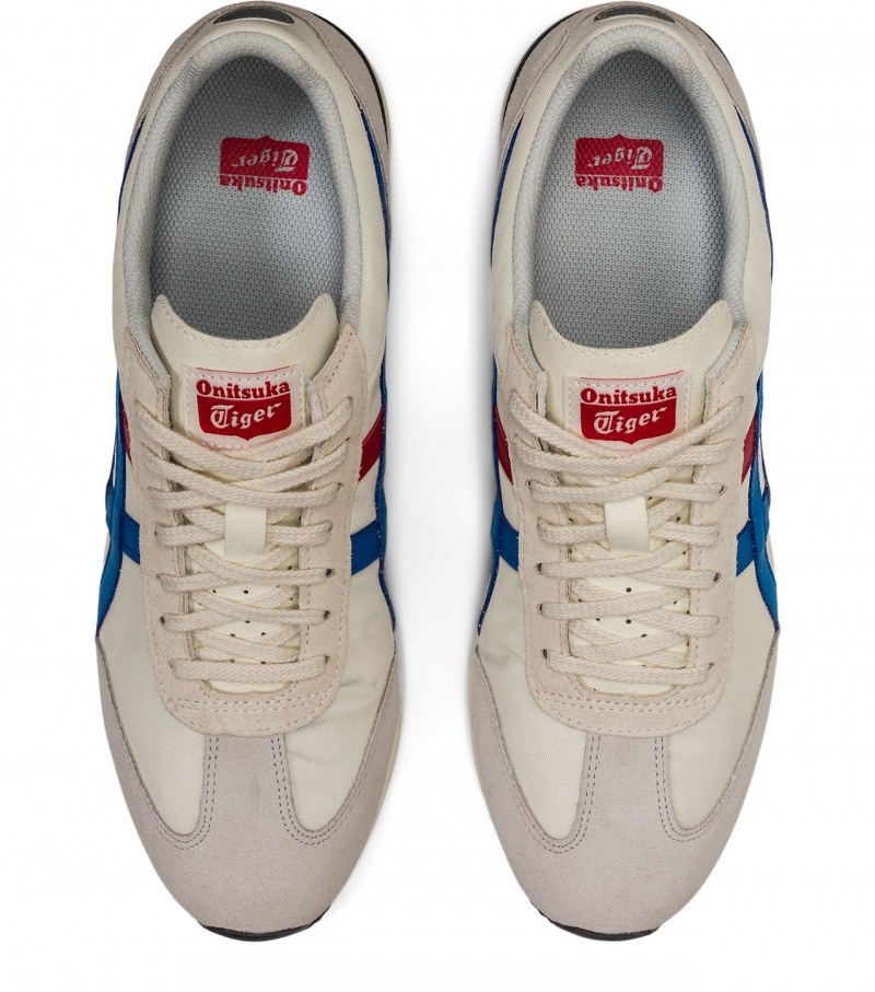 Women's Onitsuka Tiger California 78 Ex Sneakers Cream / Blue | 41302-SVPM