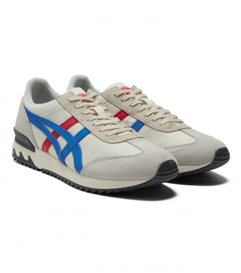 Women's Onitsuka Tiger California 78 Ex Sneakers Cream / Blue | 41302-SVPM