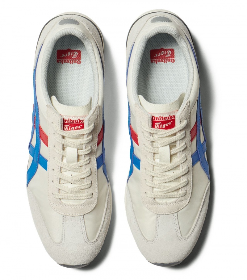 Women's Onitsuka Tiger California 78 Ex Sneakers Cream / Blue | 41302-SVPM