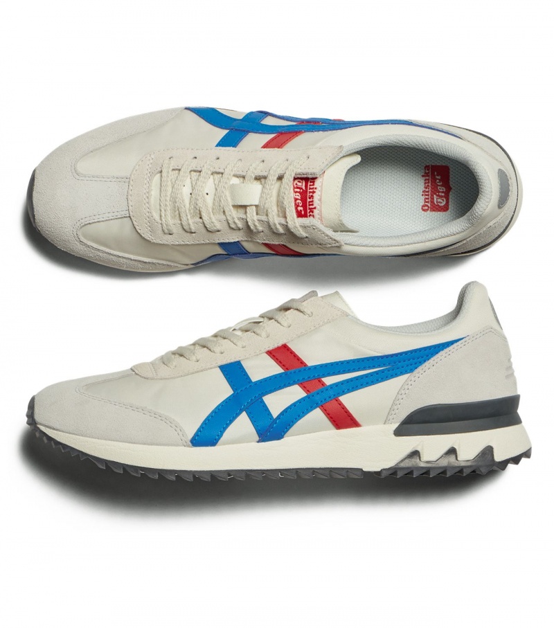 Women's Onitsuka Tiger California 78 Ex Sneakers Cream / Blue | 41302-SVPM