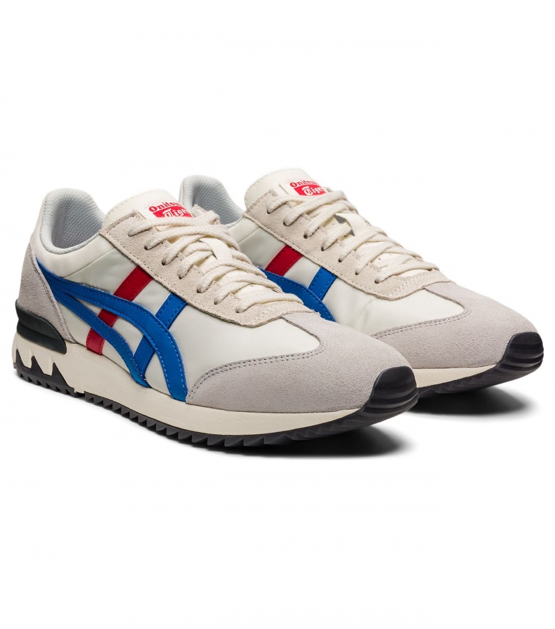 Women's Onitsuka Tiger California 78 Ex Sneakers Cream / Blue | 41302-SVPM