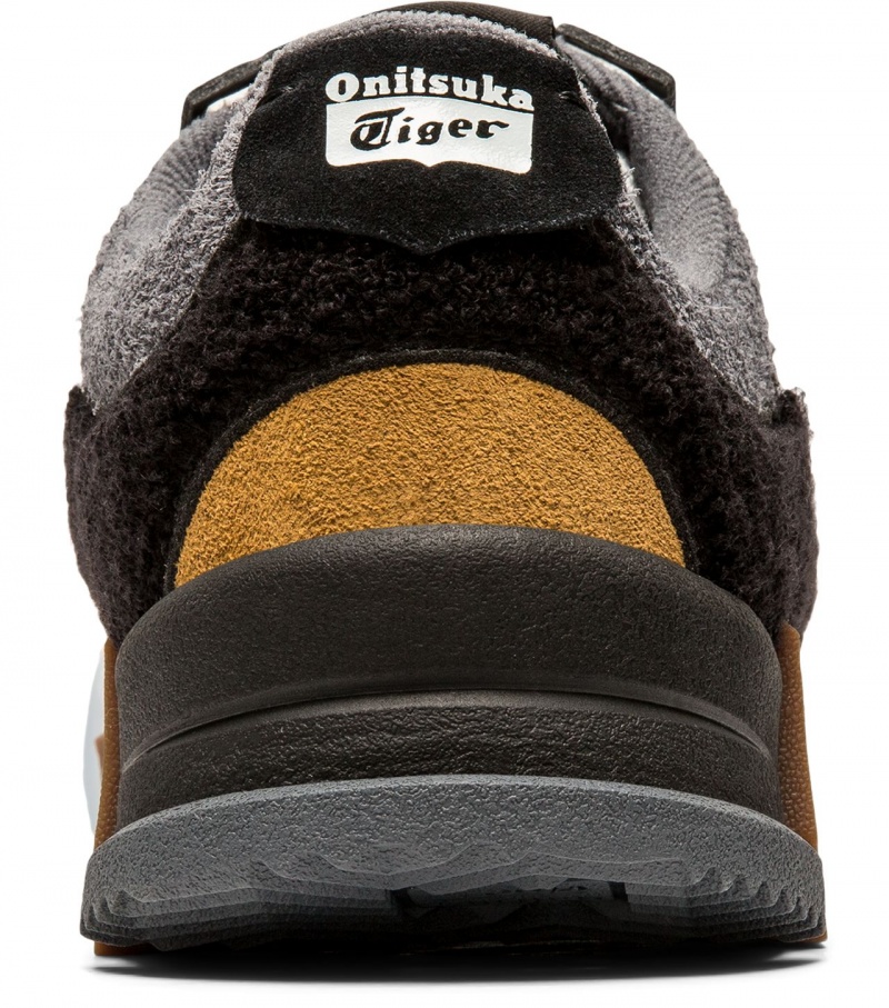 Women's Onitsuka Tiger D-Trainer Slip Ons Black | 28154-OJLP