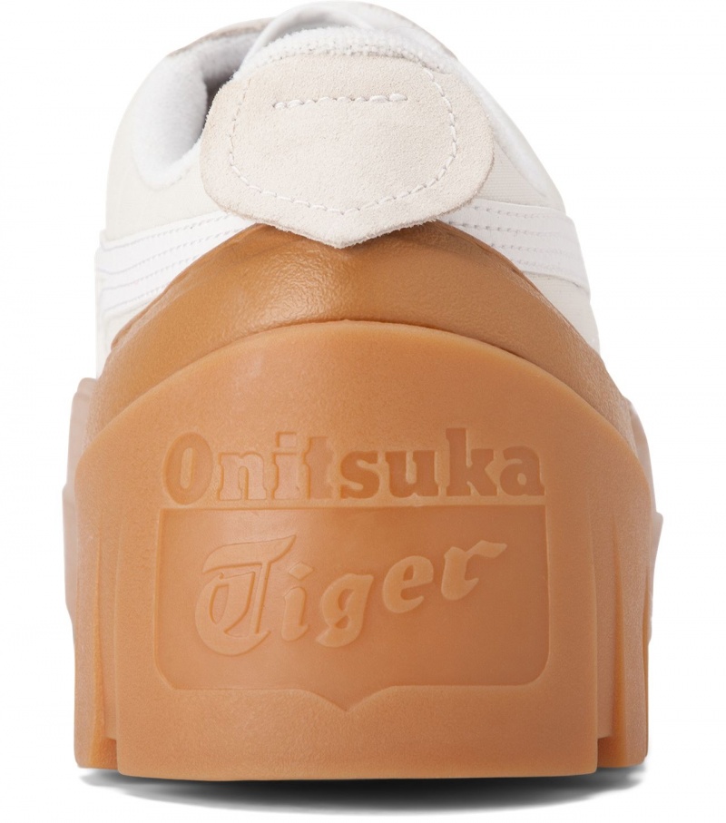 Women's Onitsuka Tiger Delegation Chunk High Tops Cream / White | 21976-ICLM