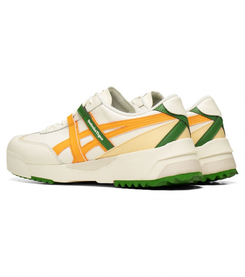 Women's Onitsuka Tiger Delegation Ex Sneakers Cream / Orange | 27346-QMCG