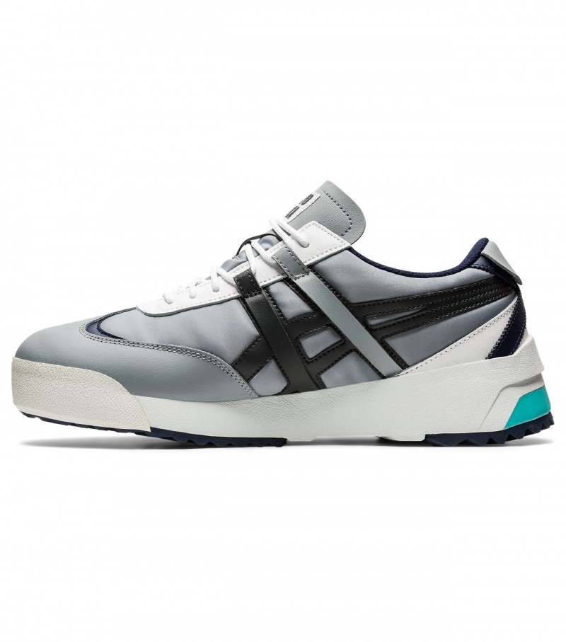 Women's Onitsuka Tiger Delegation Ex Sneakers Deep Grey | 79634-LFPV