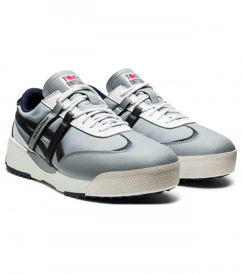 Women's Onitsuka Tiger Delegation Ex Sneakers Deep Grey | 79634-LFPV