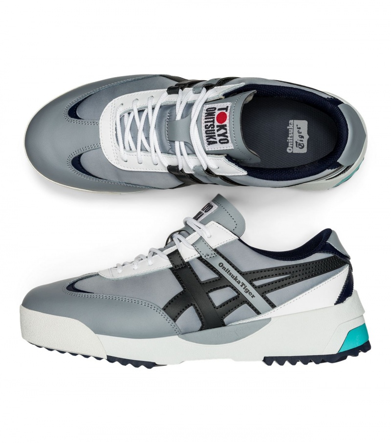 Women's Onitsuka Tiger Delegation Ex Sneakers Deep Grey | 79634-LFPV