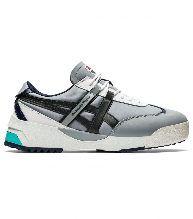 Women\'s Onitsuka Tiger Delegation Ex Sneakers Deep Grey | 79634-LFPV