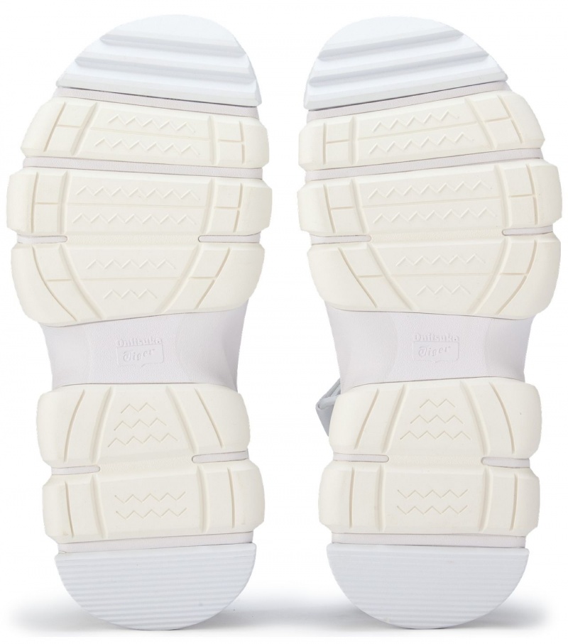 Women's Onitsuka Tiger Dentigre Strap Sandals White | 65043-BXHW