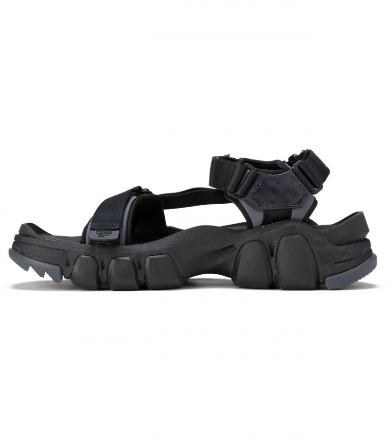 Women's Onitsuka Tiger Dentigre Strap Sandals Black | 54726-BCUG